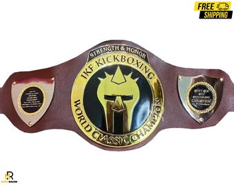ISKAキックボクシング選手権ベルト、金メッキ - Etsy 日本