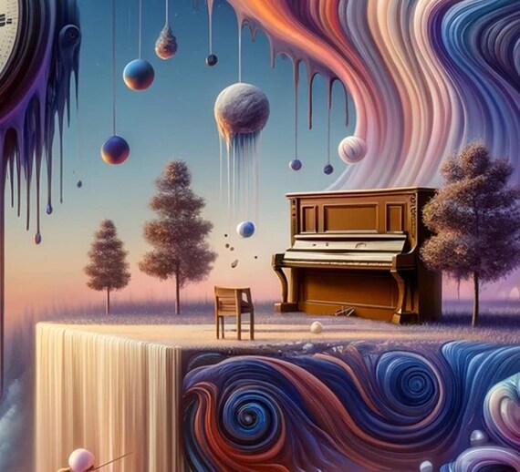 Symphony of Dream: the Surreal World of Salvador Dali, Wall Art Symphony of Dream: the Surreal World of Salvador Dali, Wall Art