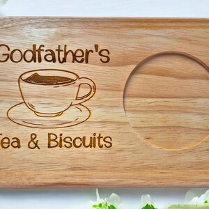 Personalised tea board Godfather – Mother’s Day or birthday present idea