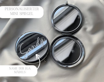 Pocket mirror bride I Personalized mirror I Bridal accessories I JGA gadgets for maid of honour I small mirror with name I Gift bride