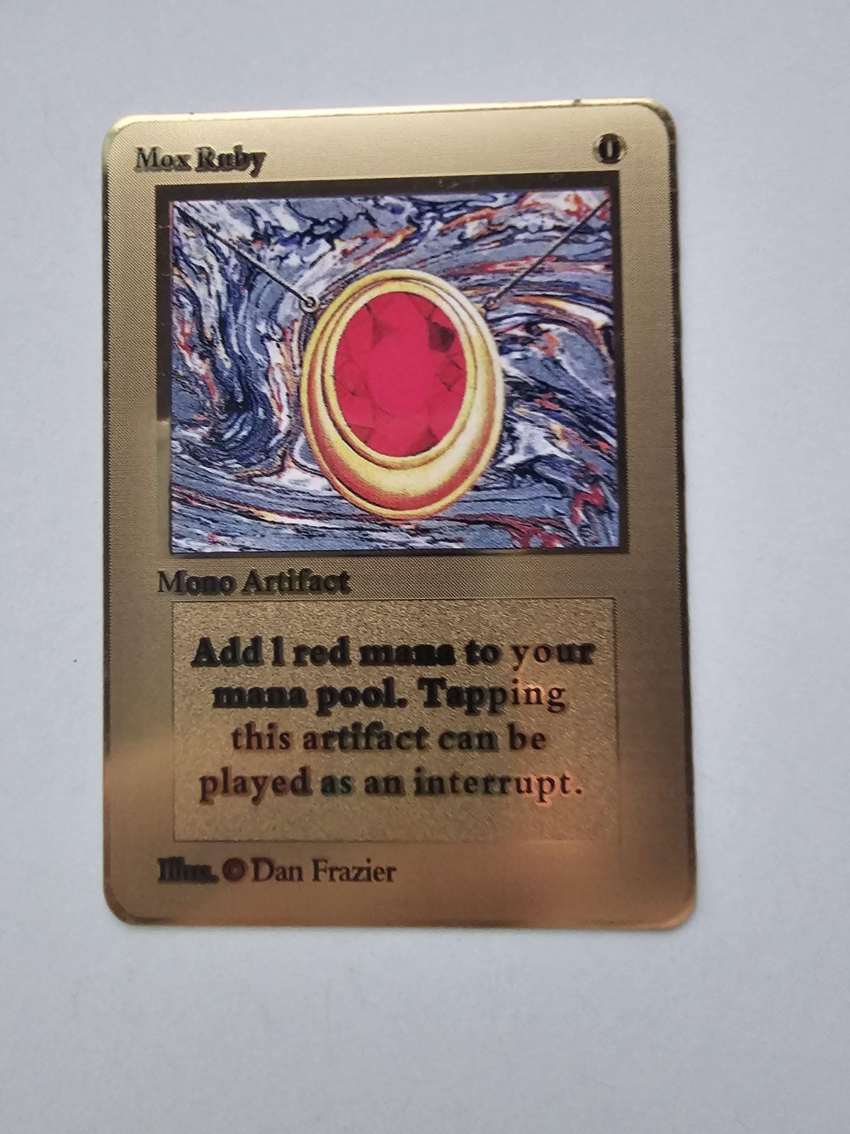Mtg Mox Ruby - Etsy