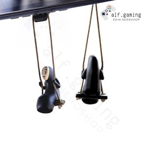 Studio Ghibli Chihiros Traveling Wooden Swing Figure Faceless for Car, Plants, Gift, Decoration image 1