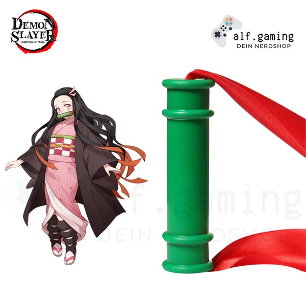 Demon Slayer Anime Manga Cosplay - Nezuko Kamado Maulkorb Bambus Mundstick