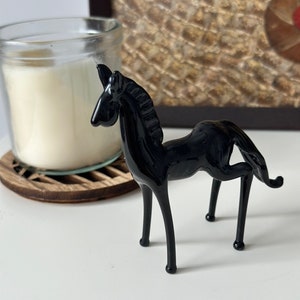 Handcrafted Glass Horse Figurine