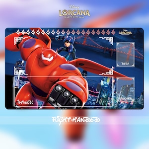 Lorcana TCG-Spielmatte – Baymax – Der große Robowabohu – 600 x 350 mm