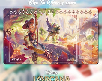 Tapis de jeu Lorcana TCG - Woody et Buzz - 24"x 14" (600 x 350 mm)