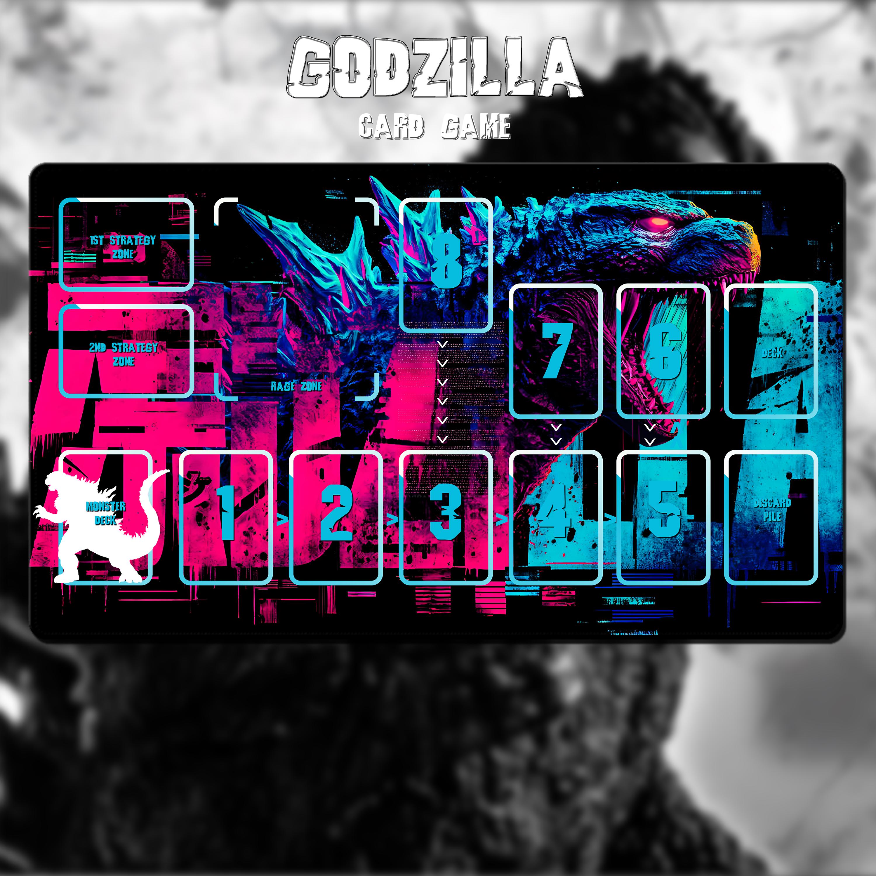 Godzilla TCG Playmat - Godzilla Card Game - Kaiju - 24