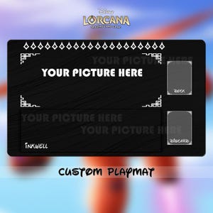 Spielmatte TCG Lorcana Custom 24"X14"(60-35cm) - Personalisierte Spielmatte Lorcana