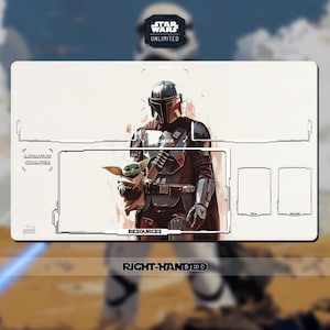 Tapete de juego Star Wars: Unlimited TCG - El Mandaloriano - Yoda - 600 x 350 mm (24" x 14") - TCG