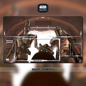 Tapete de juego Star Wars: Unlimited TCG - El Mandaloriano - 600 x 350 mm (24" x 14") - TCG