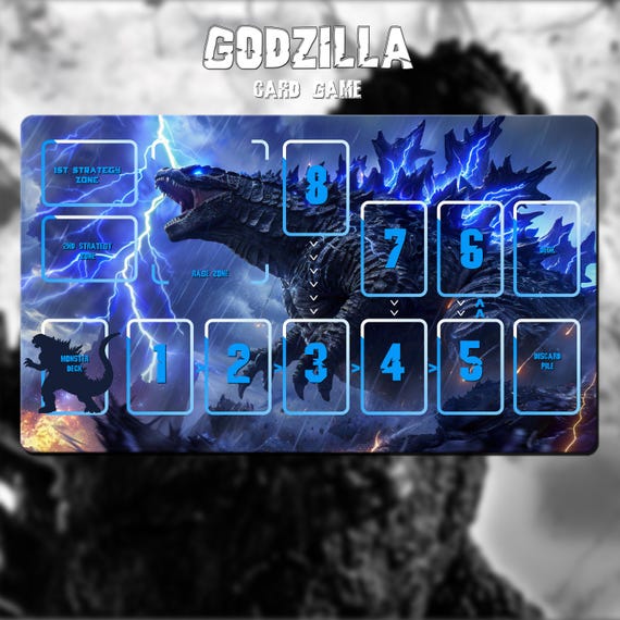 Godzilla TCG Playmat - Godzilla Card Game - Kaiju - 24