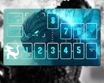 怪獣プレイマット - ゴジラ カードゲーム - 24インチ x 14インチ (600