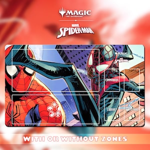 Playmat Magic The Gathering - MTG x Spiderman - Spiderman & Miles Morales - 24"x 14" (600 x 350 mm) - TCG