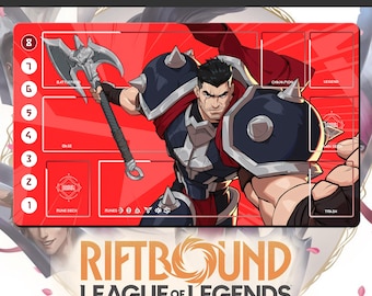 Spielmatte RIFTBOUND – League of Legends – 600 x 350 mm (24 x 14 Zoll) – Sammelkartenspiel