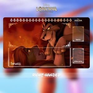 Tappetino da gioco Lorcana TCG - Mufasa e Scar - 600 x 350 mm