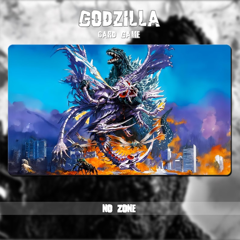 Godzilla TCG Playmat - Godzilla Vs Megaguirus - Godzilla Card Game ...