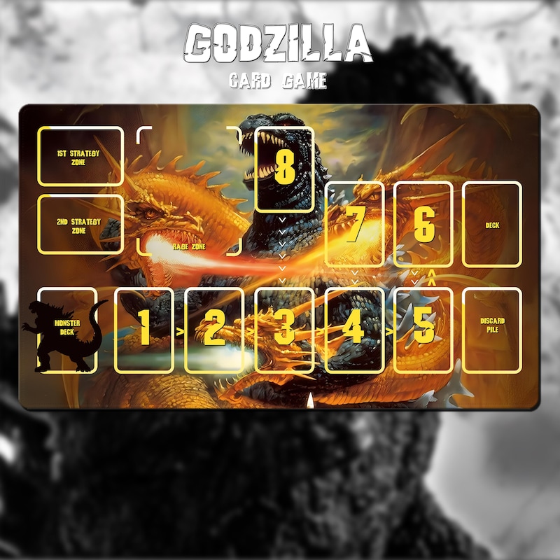 Godzilla Game Playmat - Etsy