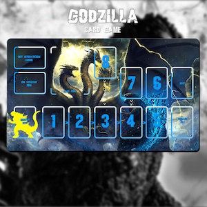Godzilla TCG Playmat - Godzilla vs King Ghidorah - Godzilla Card Game - Kaiju - 24" x 14" (600 x 350 mm)