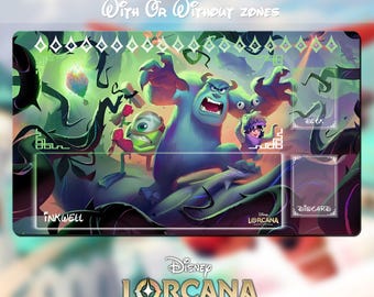 Tapis de jeu Lorcana TCG - Monstres et Cie - 24"x 14" (600 x 350 mm)