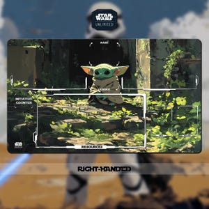 Tapete de juego Star Wars: Unlimited TCG - Yoda - 600 x 350 mm (24" x 14") - TCG