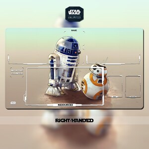 Tapete de juego Star Wars: Unlimited TCG - R2D2 BB8 - 600 x 350 mm (24" x 14") - TCG