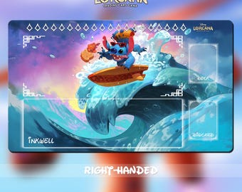 ロルカーナ TCG プレイマット - スティッチ - 24インチ x 14インチ