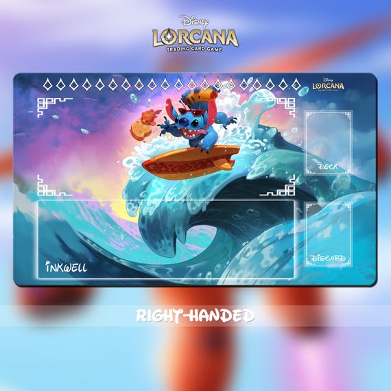 ロルカーナ TCG プレイマット - スティッチ - 24インチ x 14インチ