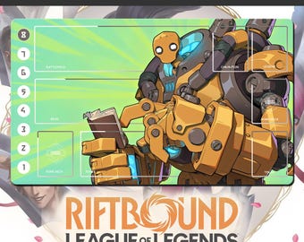 Spielmatte RIFTBOUND – League of Legends – 600 x 350 mm (24 x 14 Zoll) – Sammelkartenspiel