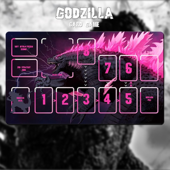 Godzilla TCG Playmat - Godzilla Card Game - Kaiju - 24