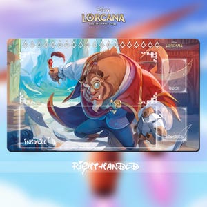 Tapete de juego Lorcana TCG - La Bestia - 600 x 350 mm