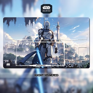 Tapete de juego Star Wars: Unlimited TCG - El Mandaloriano - 600 x 350 mm (24" x 14") - TCG