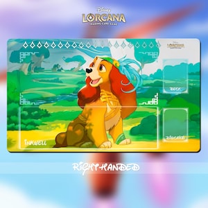 Tapis de jeu Lorcana TCG - La belle et le clochard - 24"x 14" (600 x 350 mm)