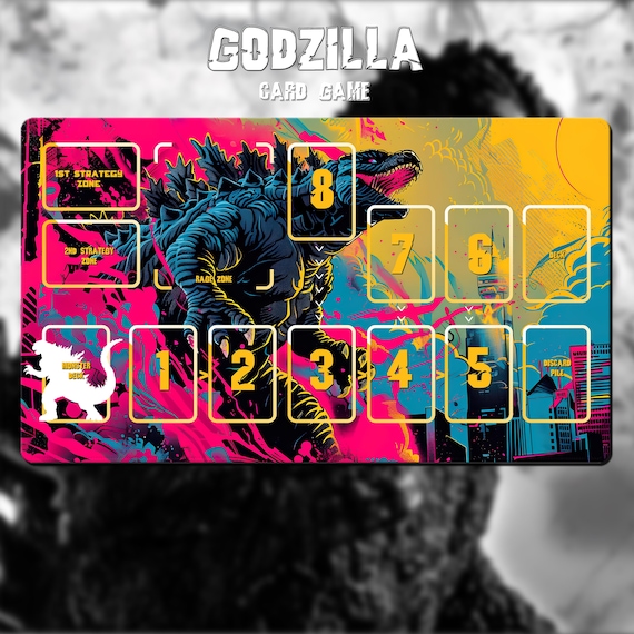 Godzilla TCG Playmat - Godzilla Card Game - Kaiju - 24