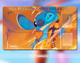 プレイマット ロルカーナ TCG - スティッチ - 24インチ x 14インチ