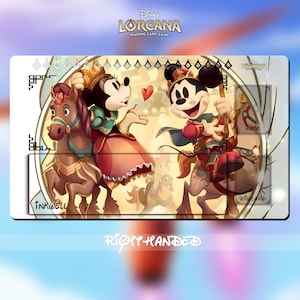 Lorcana TCG Speelmat - Minnie Mouse en Mickey Mouse - 600 x 350 mm