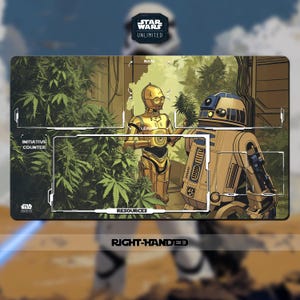 Tapete de juego Star Wars: Unlimited TCG - C3PO - R2D2 - 600 x 350 mm (24" x 14") - TCG