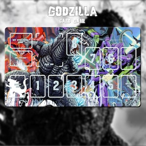 ゴジラ TCG プレイマット - ゴジラ カードゲーム - 24インチ x 14