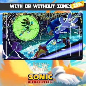 Playmat Magic The Gathering - MTG x SONIC - The Hedgehog - 24"x 14" (600 x 350 mm) - TCG