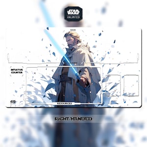 Tapete de juego Star Wars: Unlimited TCG - Obi-Wan Kenobi - 600 x 350 mm (24" x 14") - TCG