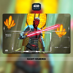 Tapete de juego Star Wars: Unlimited TCG - Darth Maul - 24"x 14" (600 x 350 mm) - TCG