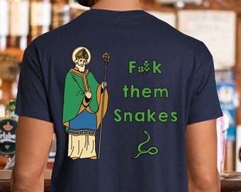 St Patty's Day Shirt - F-k Them Schlangen - verschiedene Farben