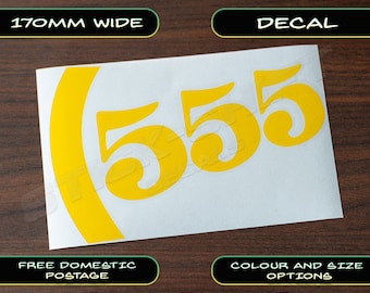 555 Subaru World Rally style Sticker Car Bumper Decal Impreza WRX STI Colin McRae