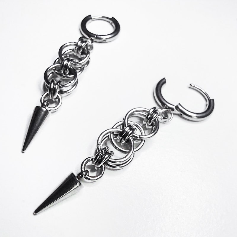 Pixel Chainmail Earrings