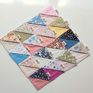 Handmade Floral Cotton Corner Bookmark - Page Saver for Readers