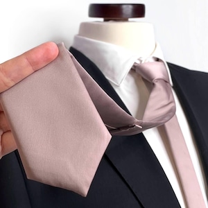 SILK Biscotti Tie , Beige Wedding TAN Silk Necktie , Groomsmen Ties , wedding gifts, Bow Tie , Suspenders , Pocket square , Kids tie