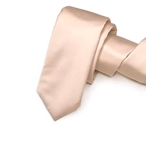 SILK BLUSH Tie , Dusty Pink Skinny Men&#39;s Wedding Tie, Groomsmen Tie, David&#39;s Bridal , Wedding Gift, HandMade, Personalization