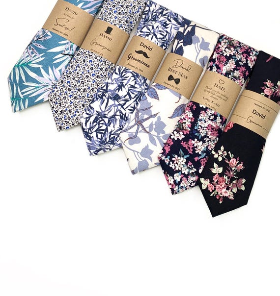 etsy floral ties