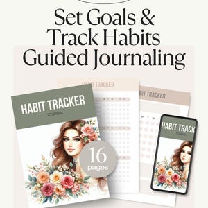 Habit Tracker Printable Journal Pages Tracking docx Printable Sheets