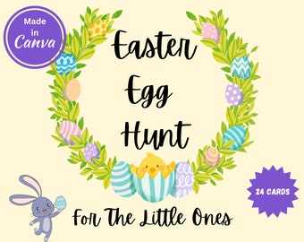 Printable Easter Egg Hunt Cards for Non-Readers | Kids' Activity Pack