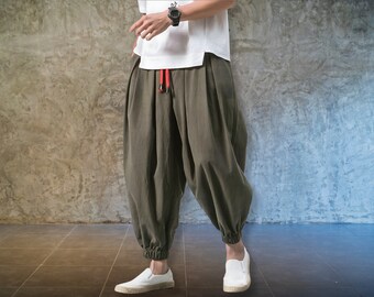 Pantaloni cargo da uomo / Pantaloni cargo larghi / Pantaloni larghi / Pantaloni streetwear / Pantaloni neri